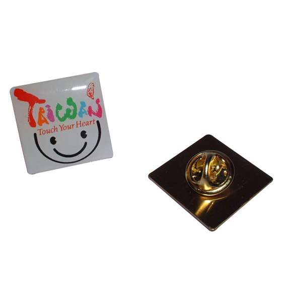 Metal Badge with resin epoxy