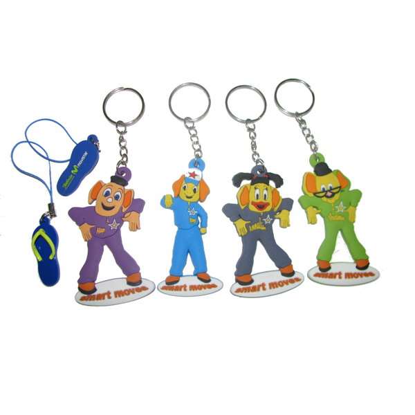 Soft PVC Key rings