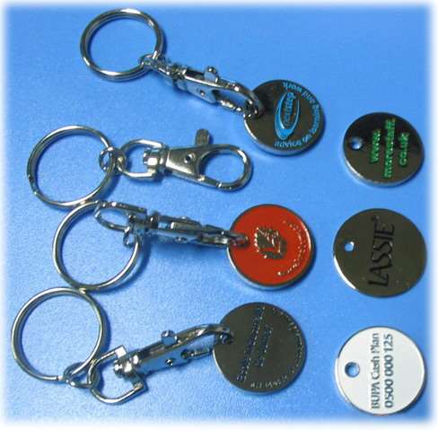 Trolley Coin Keychain