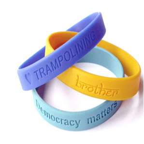 Debossed Silicone Wristband