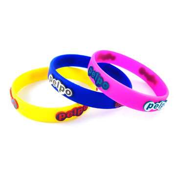 Embossed Silicone Wristband