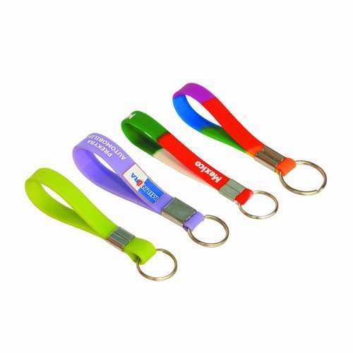 Silicone Wristband Keyring / Keychain