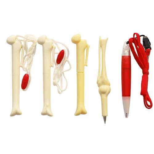 Bone Pen with strap rope