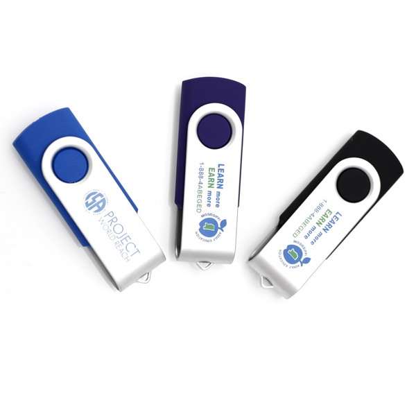 USB with logo print
