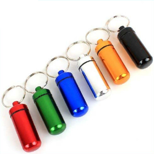 Pill Box Keychain