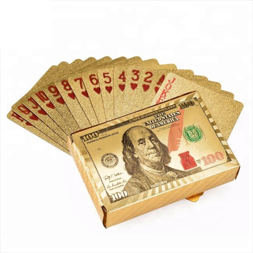 Golden Playing Cards