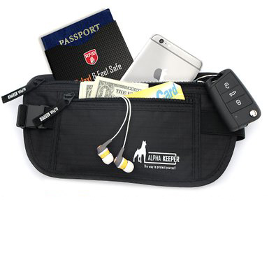RFID Blocking Travel Waist Bag